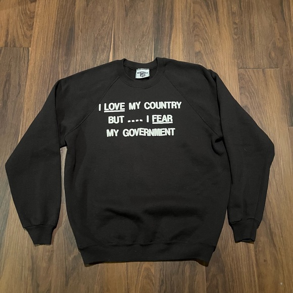 Vintage government sweatshirt